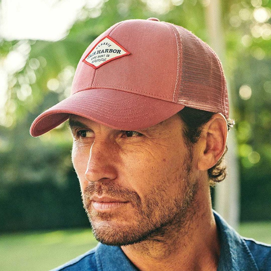 Men Fair Harbor Sustainable Accessories | The Maritime Trucker Hat