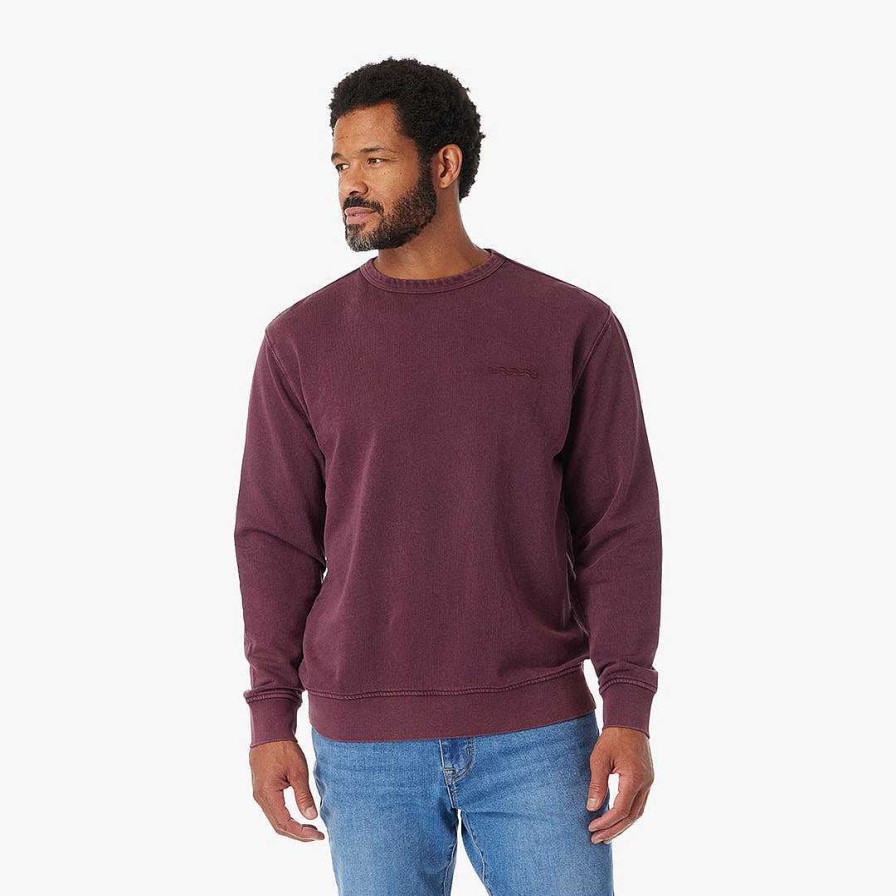 Men Fair Harbor Sweatshirts & Hoodies | The Vintage-Wash Saltaire Crewneck