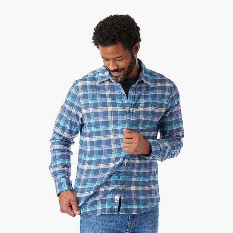 Men Fair Harbor Polos & Button Downs | The Lightweight Seaside Flannel