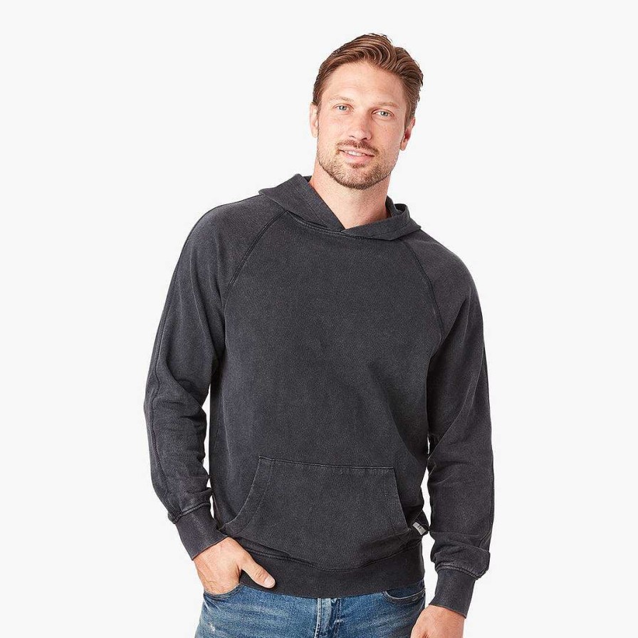 Men Fair Harbor Tees & Henleys | The Vintage-Wash Saltaire Hoodie