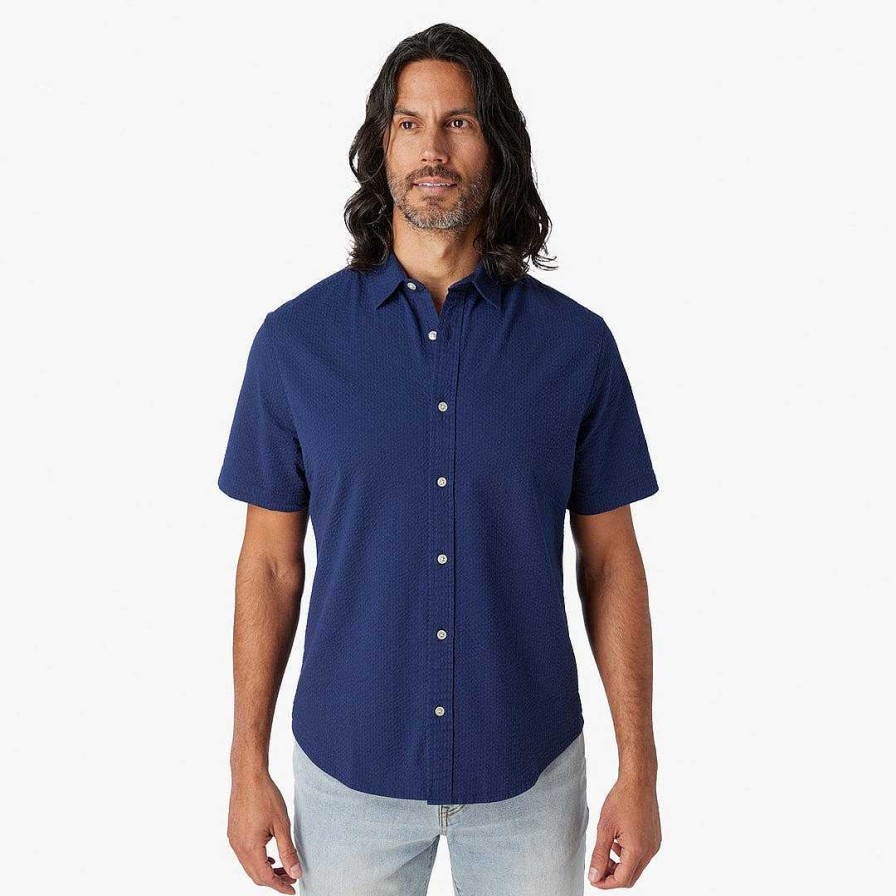 Men Fair Harbor Polos & Button Downs | The Seersucker Shirt