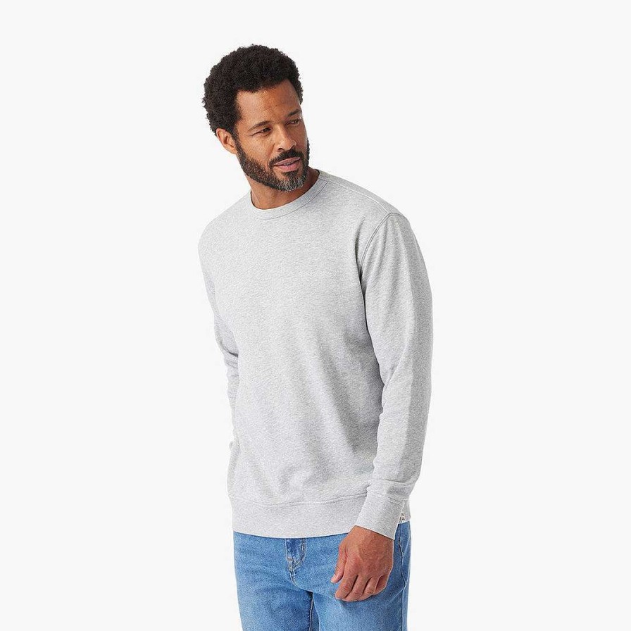 Men Fair Harbor Sweatshirts & Hoodies | The Vintage-Wash Saltaire Crewneck