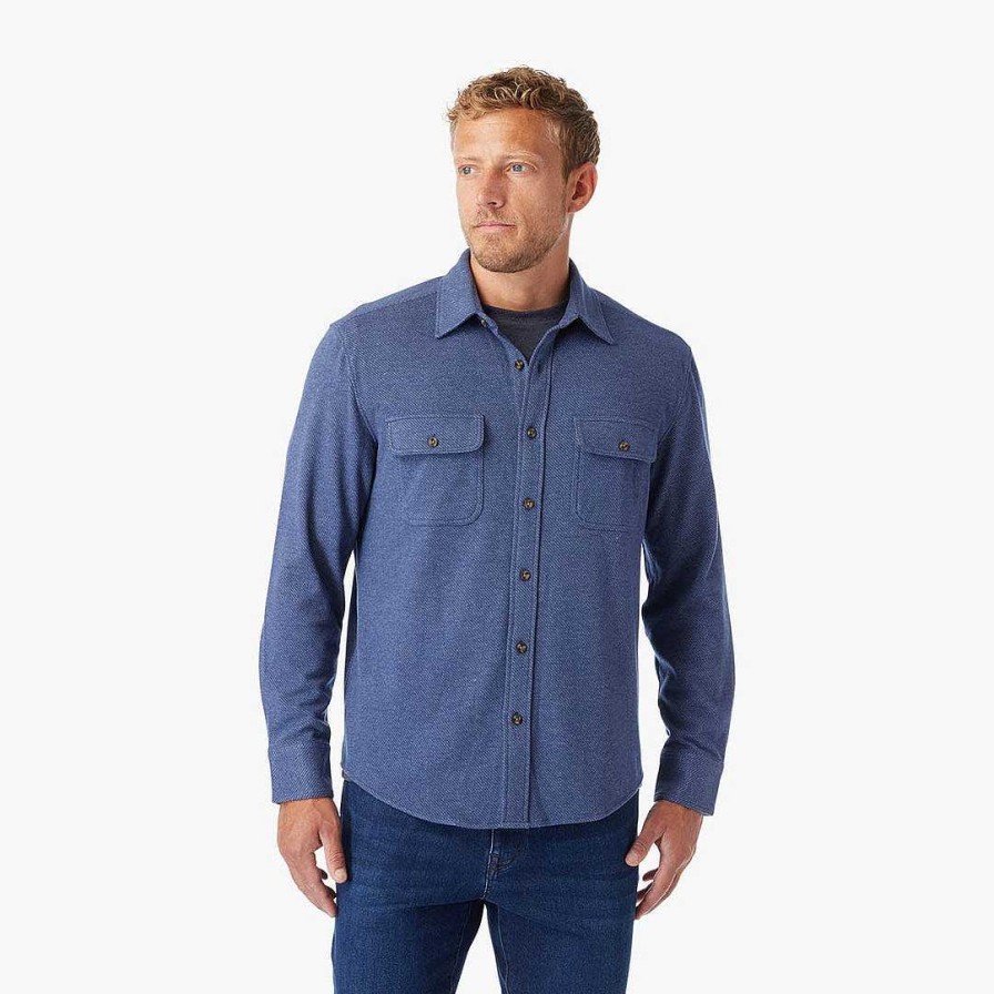 Men Fair Harbor Flannels | The Ultra-Stretch Dunewood Flannel