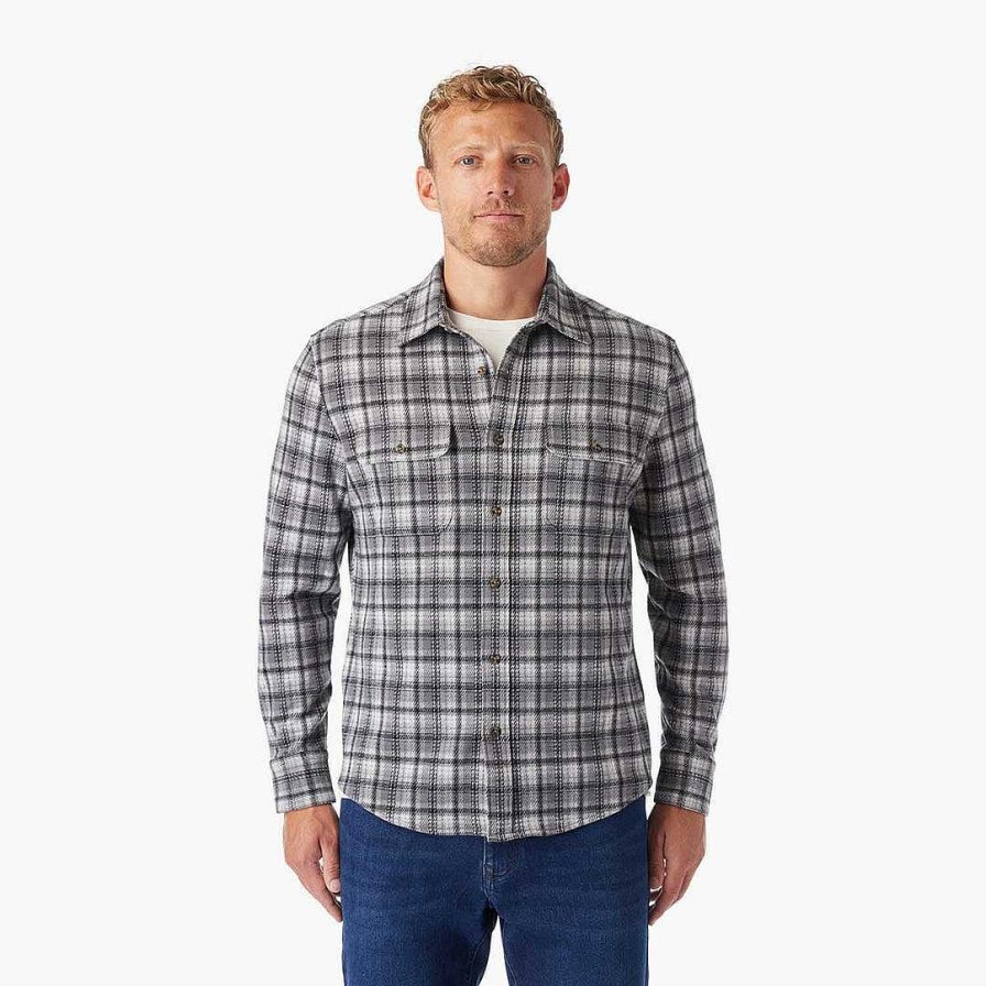 Men Fair Harbor Polos & Button Downs | The Ultra-Stretch Dunewood Flannel