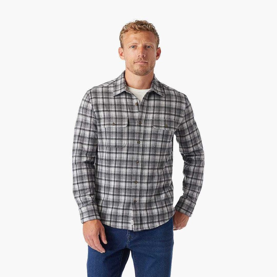 Men Fair Harbor Polos & Button Downs | The Ultra-Stretch Dunewood Flannel