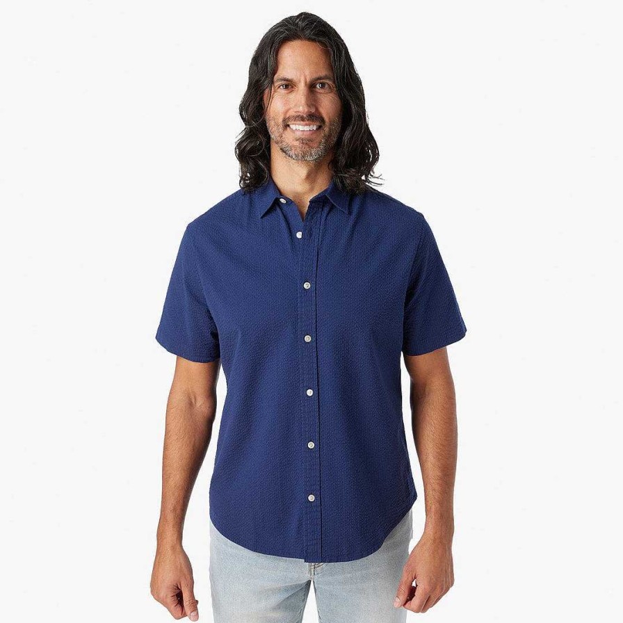 Men Fair Harbor Polos & Button Downs | The Seersucker Shirt