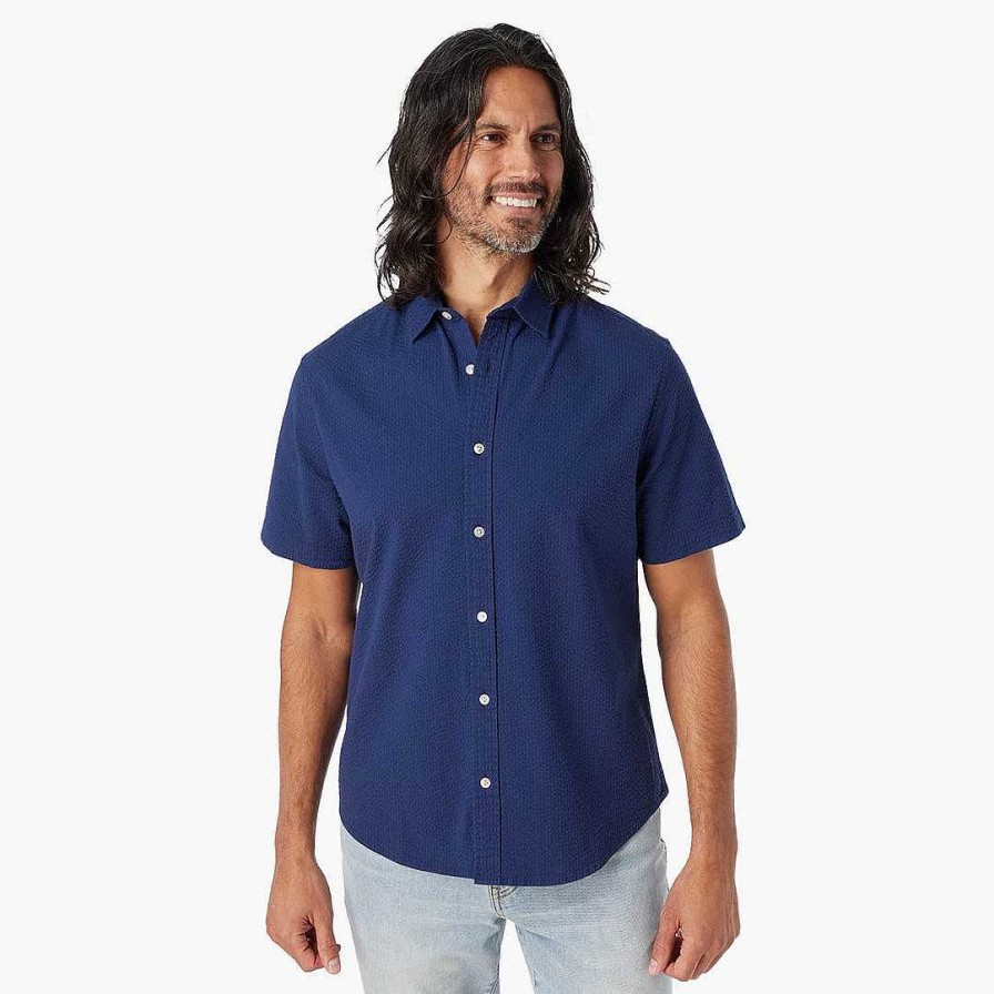 Men Fair Harbor Polos & Button Downs | The Seersucker Shirt