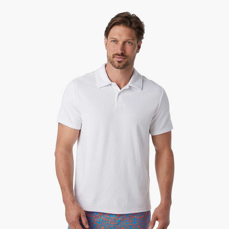 Men Fair Harbor Polos & Button Downs | The Ravello Terry Polo