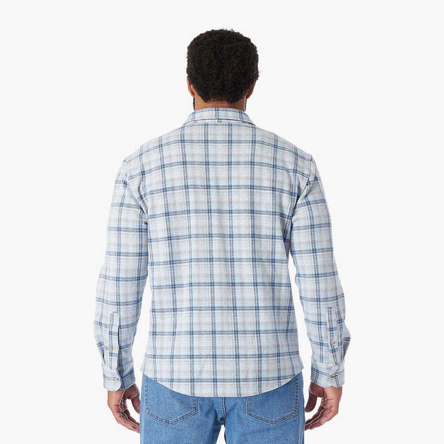 Men Fair Harbor Flannels | The Ultra-Stretch Dunewood Flannel