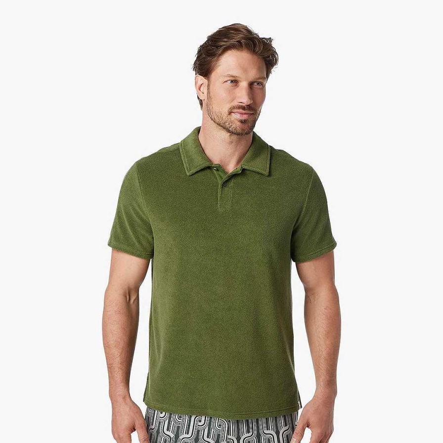 Men Fair Harbor Polos & Button Downs | The Ravello Terry Polo