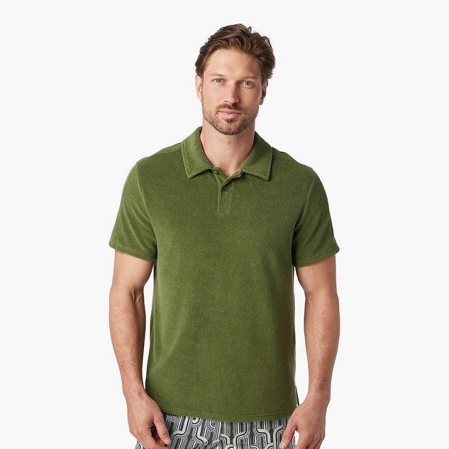 Men Fair Harbor Polos & Button Downs | The Ravello Terry Polo