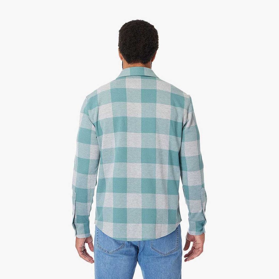 Men Fair Harbor Flannels | The Ultra-Stretch Dunewood Flannel