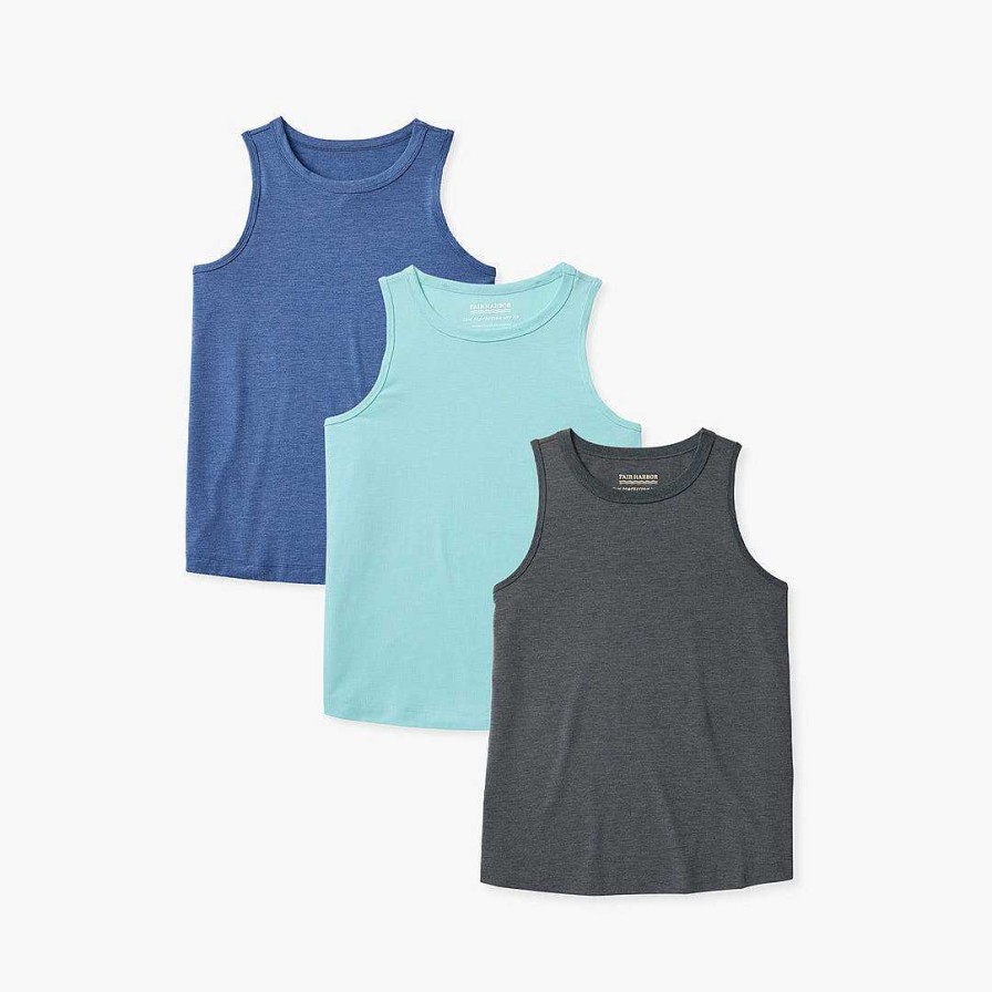 Womens Fair Harbor Women'S Packs | The Seabreeze Tank 3-Pack