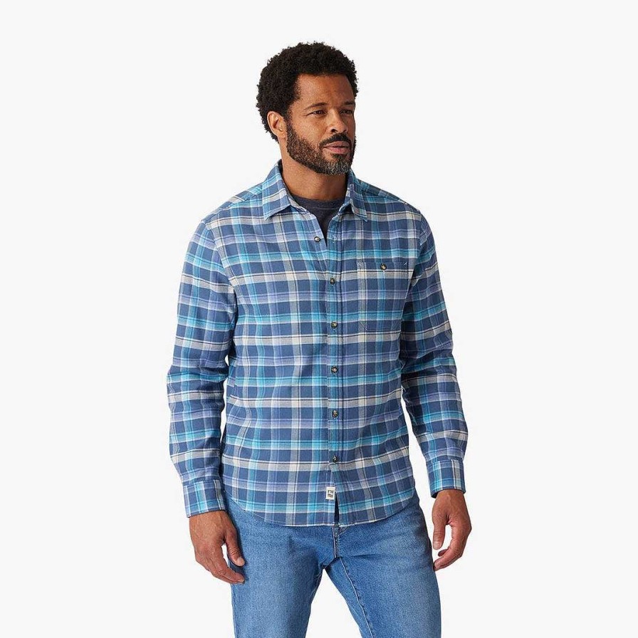 Men Fair Harbor Polos & Button Downs | The Lightweight Seaside Flannel