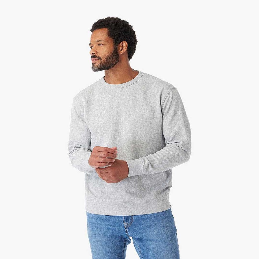 Men Fair Harbor Sweatshirts & Hoodies | The Vintage-Wash Saltaire Crewneck