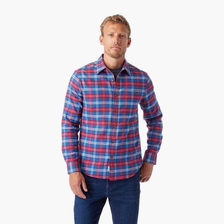 Men Fair Harbor Polos & Button Downs | The Lightweight Seaside Flannel