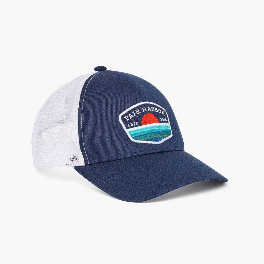 Men Fair Harbor Sustainable Accessories | The Maritime Trucker Hat