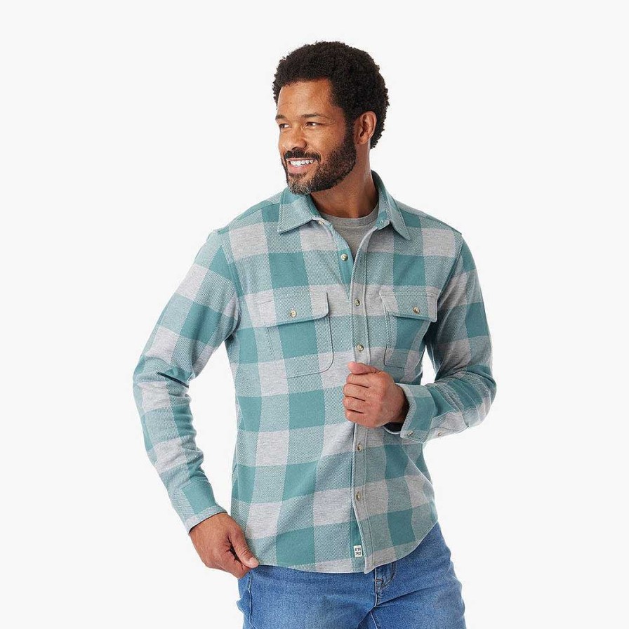 Men Fair Harbor Polos & Button Downs | The Ultra-Stretch Dunewood Flannel