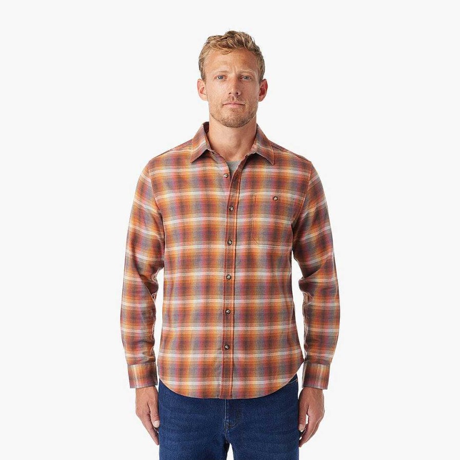 Men Fair Harbor Polos & Button Downs | The Lightweight Seaside Flannel