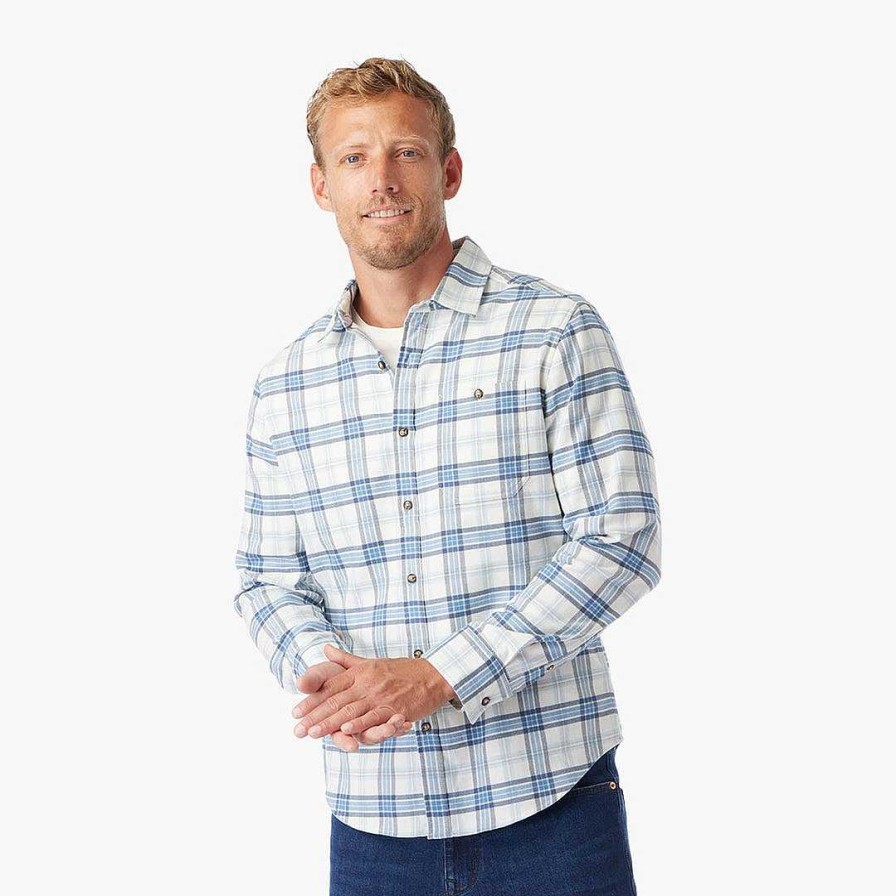 Men Fair Harbor Polos & Button Downs | The Lightweight Seaside Flannel